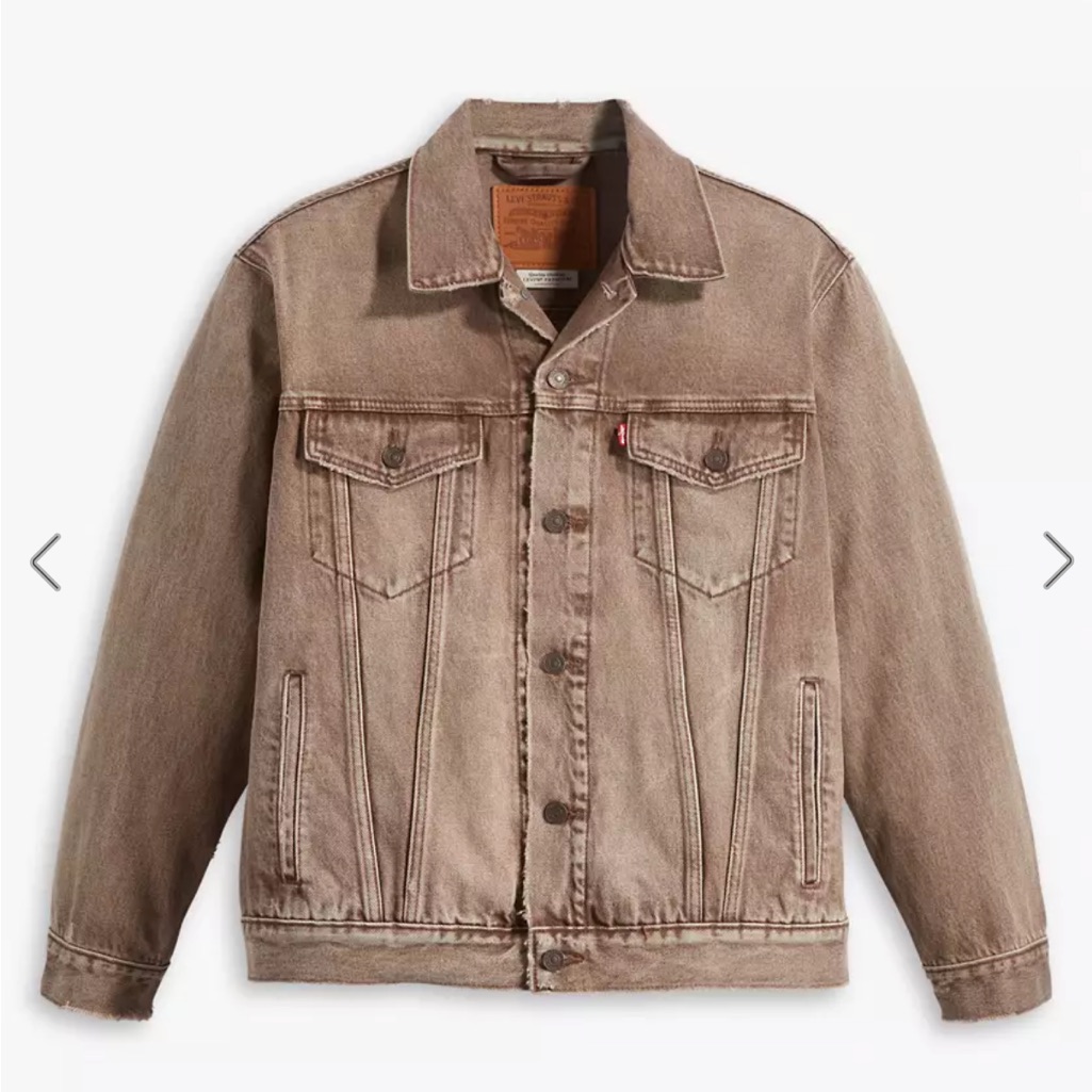 Levi’s Distressed Brown Denim Jacket (Men’s Small)